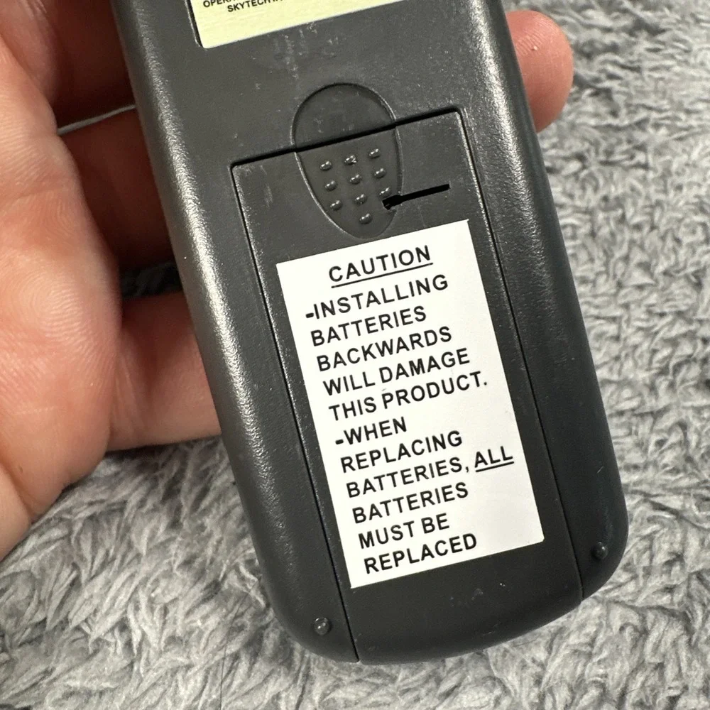 SkyTech Fireplace Remote Control CON 1001 TH OEM Tested & Works